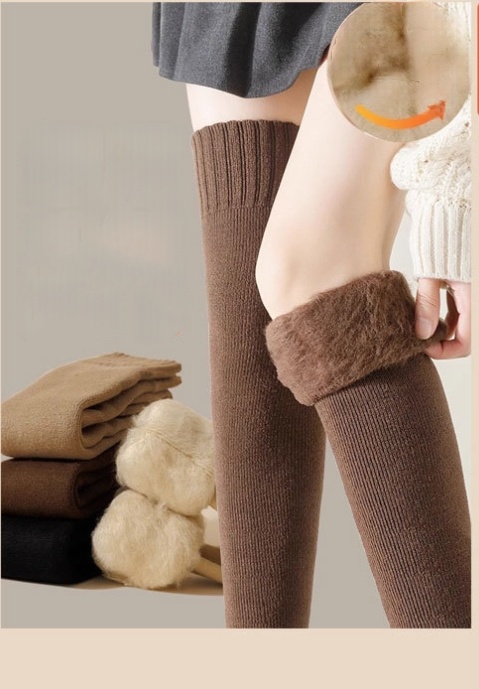 Wool spinning over the knee socks thick warm high socks long socks For lady